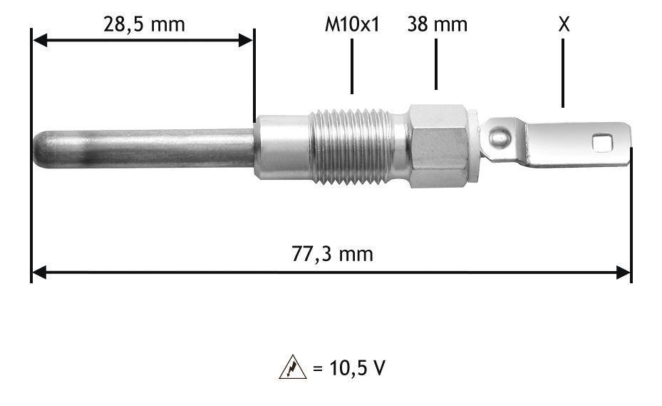 Bougie de préchauffage VALEO 345197
